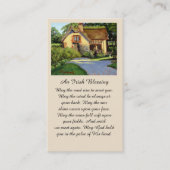 Memorial begrafenis Ierse zegen gebed Kaart Visitekaartje (Voorkant)