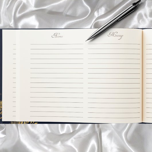 Memorial begrafenis in liefhebbend geheugen blauwe gastenboek