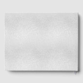 Memorial begrafenis zilverroze bloemenfoto gastenboek (Achterkant)