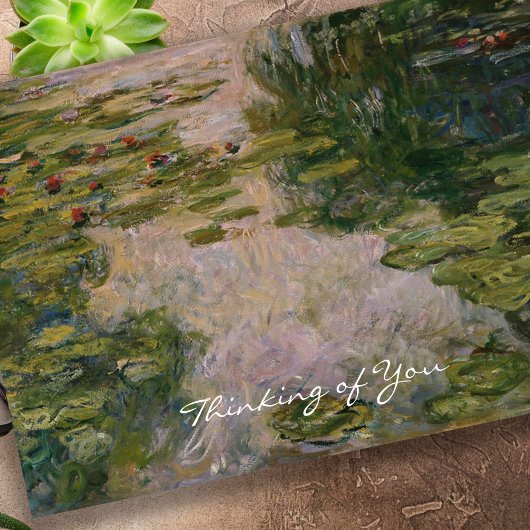 Memorial Bereavement Water Lilies Sympathie Kaart