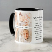 Memorial beste oma ooit moderne fotocollage mok