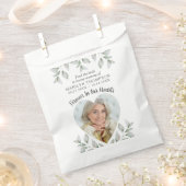 Memorial Bird Seed Heart Foto Funeral Sympathie Bedankzakje (Geknipt)