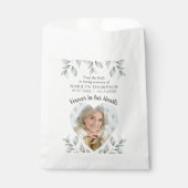 Memorial Bird Seed Heart Foto Funeral Sympathie Bedankzakje (Voorkant)