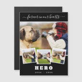 Memorial Black foto collage love dog pet pet magne (Voorkant / Achterkant)