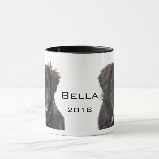 Memorial Black Lab Pet Dog Koffiemok (Midden)