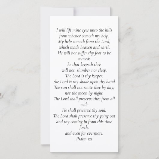 Memorial Bladwijzer | Vroeger in onze hartfoto (Achterkant)