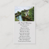 Memorial Blessing Prayer Kaart Visitekaartje (Voorkant)