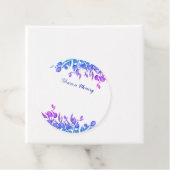 Memorial Botanical Foliage Share a Memory Funeral Bedankjes Labels (In situ)