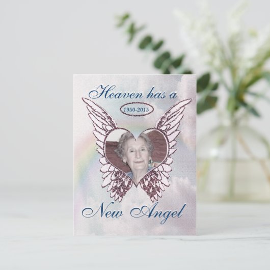 Memorial Briefkaart (Staand voorkant)