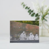 Memorial Briefkaart van de Koreaanse oorlogsvetera (Staand voorkant)