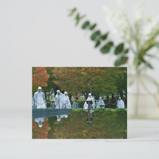 Memorial Briefkaart van de Koreaanse oorlogsvetera (Staand voorkant)