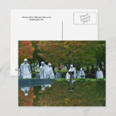 Memorial Briefkaart van de Koreaanse oorlogsvetera (Voorkant / Achterkant)