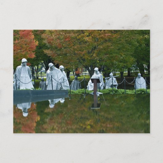 Memorial Briefkaart van de Koreaanse oorlogsvetera (Voorkant)