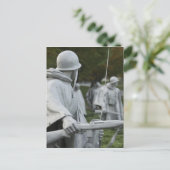Memorial Briefkaart van de Koreaanse oorlogsvetera (Staand voorkant)