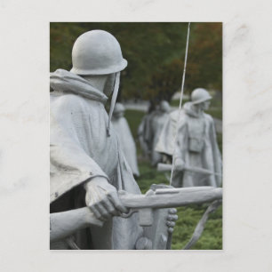 Memorial Briefkaart van de Koreaanse oorlogsvetera