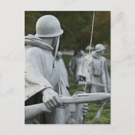 Memorial Briefkaart van de Koreaanse oorlogsvetera (Voorkant)