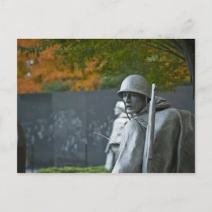 Memorial Briefkaart van de Koreaanse oorlogsvetera
