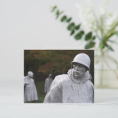 Memorial Briefkaart van de Koreaanse oorlogsvetera (Staand voorkant)