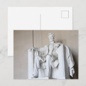 Memorial Briefkaart Washington DC Abraham Lincoln (Voorkant / Achterkant)