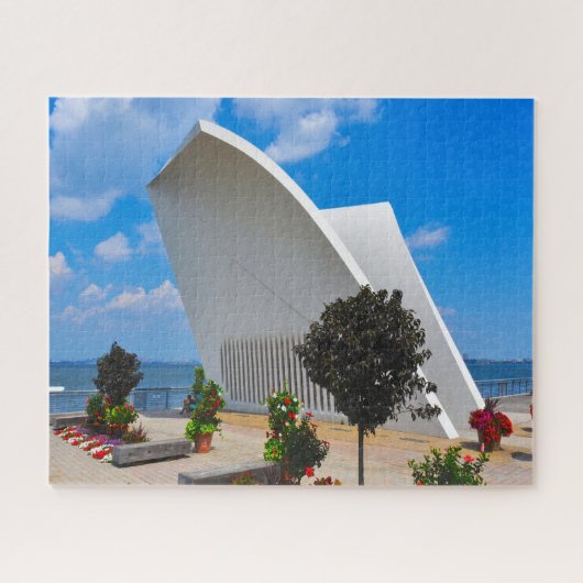 Memorial Building Staten Island New York. Legpuzzel (Horizontaal)