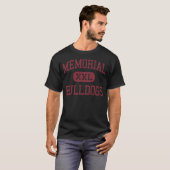 Memorial - Bulldogs - High - Edmond Oklahoma T-shirt (Voorkant volledig)