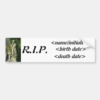 Memorial Bumpersticker