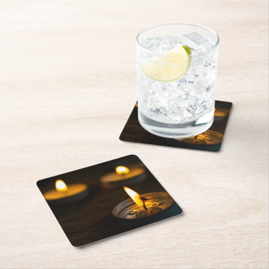 Memorial Candles Kartonnen Onderzetters (Insitu)