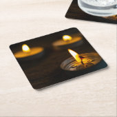 Memorial Candles Kartonnen Onderzetters (Schuin)