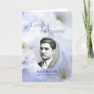 Memorial Card Aankondiging