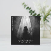 Memorial Card in the light - afscheid van mijn die (Staand voorkant)