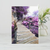 memorial card wisteria trap programmakaart (Staand voorkant)