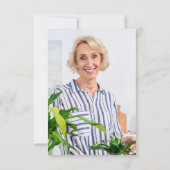 Memorial Cardinal Custom Foto Begrafenis Sympathie Bedankkaart (Achterkant)