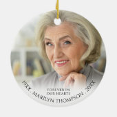 Memorial Cardinals Appear When Angels Near Photo Keramisch Ornament (Achterkant)