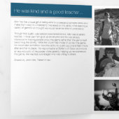 Memorial Cards Drieluik Kaart (Binnenzijde eerst)