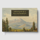 Memorial Celebrating Life Of Funeral Forest Nature Gastenboek (Voorkant)