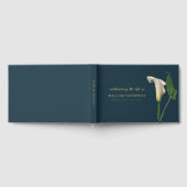 Memorial Celebrating Life Of Funeral Navy Lily Gastenboek (Volledig)