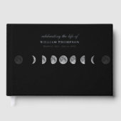 Memorial Celebrating Life Of Funeral Night Moons Gastenboek (Voorkant)