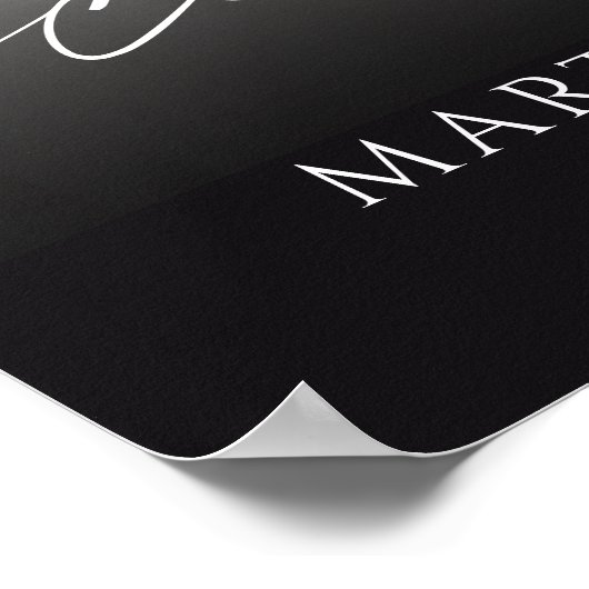 Memorial Celebrating the Life of Photo Script Poster (Hoek)