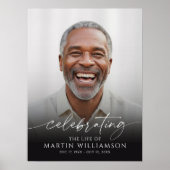 Memorial Celebrating the Life of Photo Script Poster (Voorkant)