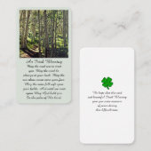 Memorial Celebration of Life Afbeelding Kaart Visitekaartje (Voorkant / Achterkant)