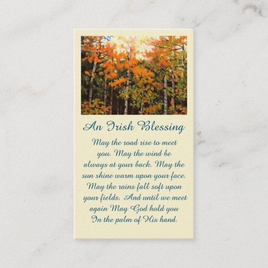 Memorial Celebration of Life Afbeelding Kaart Visitekaartje (Voorkant)