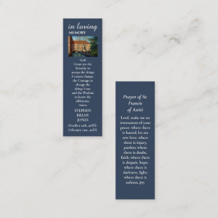 Memorial Celebration of Life Painting Prayer Kaart Contactkaartje