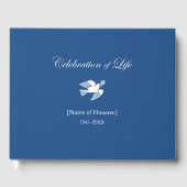 Memorial Celebration of Life Peace Dove Gastenboek (Voorkant)