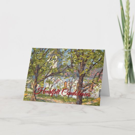 Memorial Celebration of Life Sympathy Card Bedankkaart (Voorkant)