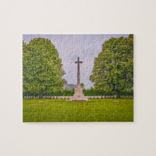 Memorial Cemetery Normandy Frankrijk Legpuzzel (Horizontaal)