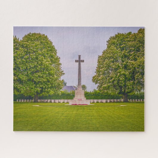 Memorial Cemetery Normandy Frankrijk Legpuzzel (Horizontaal)