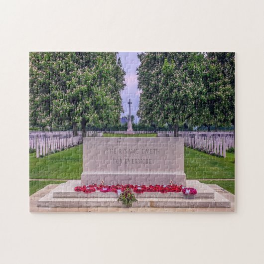 Memorial Cemetery Normandy Frankrijk Legpuzzel (Horizontaal)