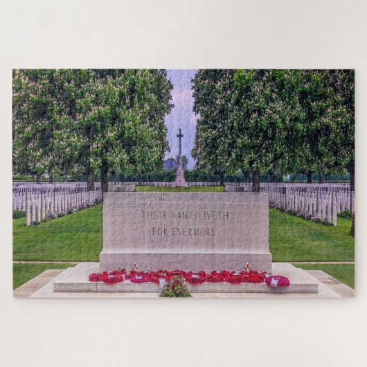 Memorial Cemetery Normandy Frankrijk Legpuzzel (Horizontaal)