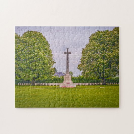 Memorial Cemetery Normandy Frankrijk Legpuzzel (Horizontaal)