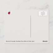 Memorial Cenotaph, Hiroshima Memorial Park, Japan Briefkaart (Achterkant)